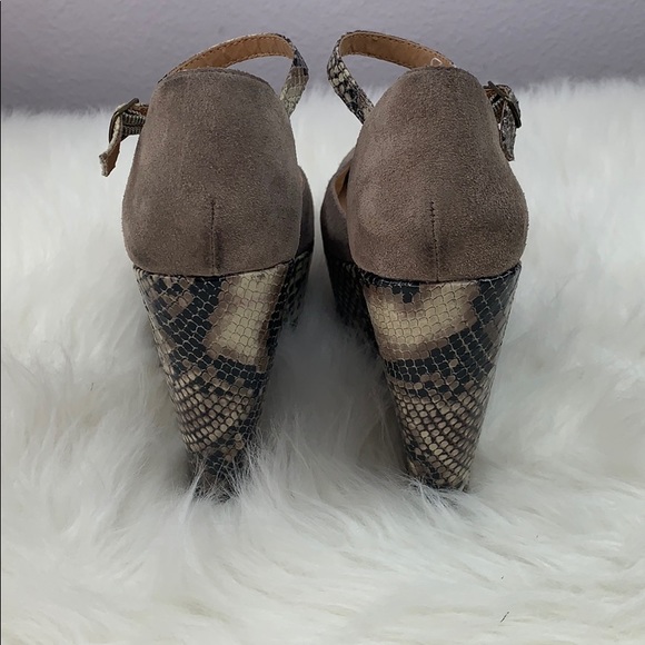 Steve Madden Ruthi python platform wedge sandal - Picture 6 of 8